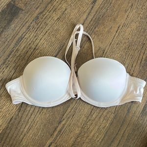 Victoria’s Secret PINK Wear Everywhere Multi-Way Push-Up Bra 36B Beige